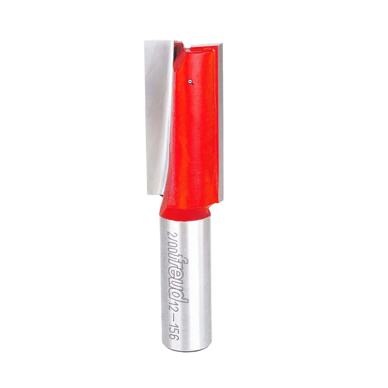 Double Flute Straight Router Bit - 1/2" SH - Diameter:3/4" - Cutting Length:1-1/2"